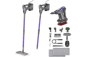 WVSAW Steam Mop for Floor Cleaning, Heavy Duty 29-in-1 Steam Cleaner for Home with Detachable Handheld Steamer, for Hardwood, Tile, Walls, Grout, Windows, Furniture and Decks