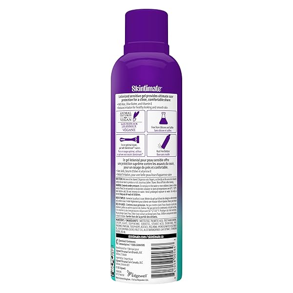SKINTIMATE MOISTURIZING SHAVE GEL SENSITIVE SKIN 7 OZ.