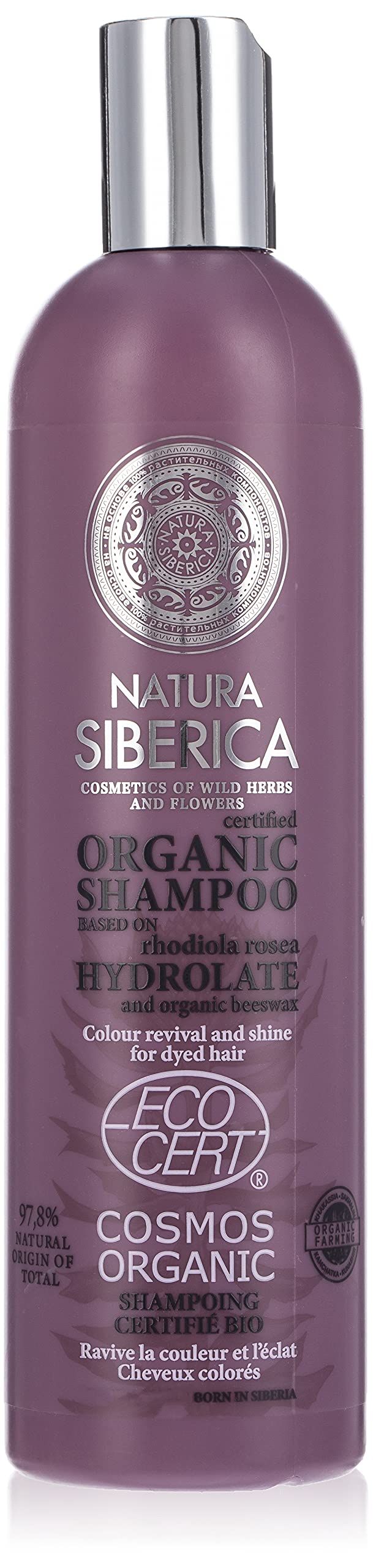 Natura Siberica Colour Revival and Shine Shampoo for Dyed Hair, 400 ml