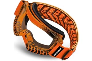 BELINOUS Kid Riding Goggles for ATV Dirt Bike Motorcycle Motorcross MX, Youth Dirt Bike Goggles for Kids 3-12 with Soft Strap