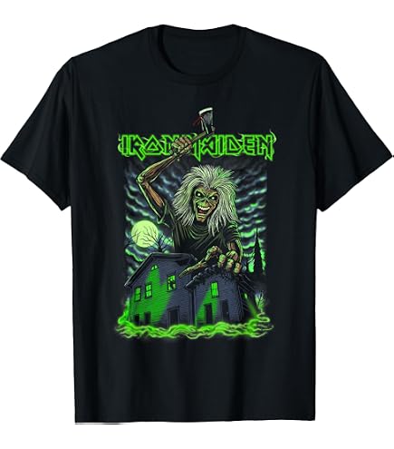Amazon.com: Iron Maiden Future Past Tour Milan T-Shirt : Clothing