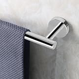 YUET Chrome Towel Rail 12 inch 304 Stainless Steel Wall Mounted view 7
