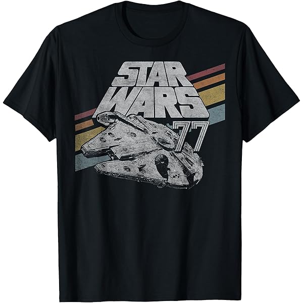 Amazon.com: STAR WARS 1977 Logo Rainbow Sun X-Wing Classic
