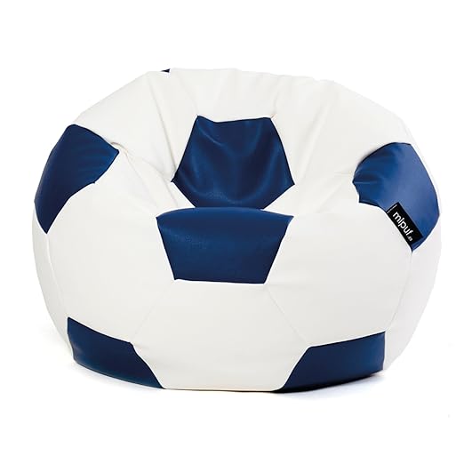 MiPuf - Puff Futbol Original - 120cm diámetro - Tejido Polipiel ...