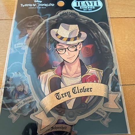 Amazon ツイステッドワンダーランド ツイステ アニメイト限定 トラベルステッカー クローバー アニメ 萌えグッズ 通販