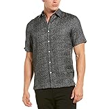 Theory Men's Irving Spur Linen Short Sleeve Shirt