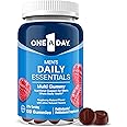 One A Day Men’s Daily Essentials Multivitamin Gummies, Multivitamin for Men, Bone Health, Zinc, Raspberry Natural Flavor, 120 Gummies