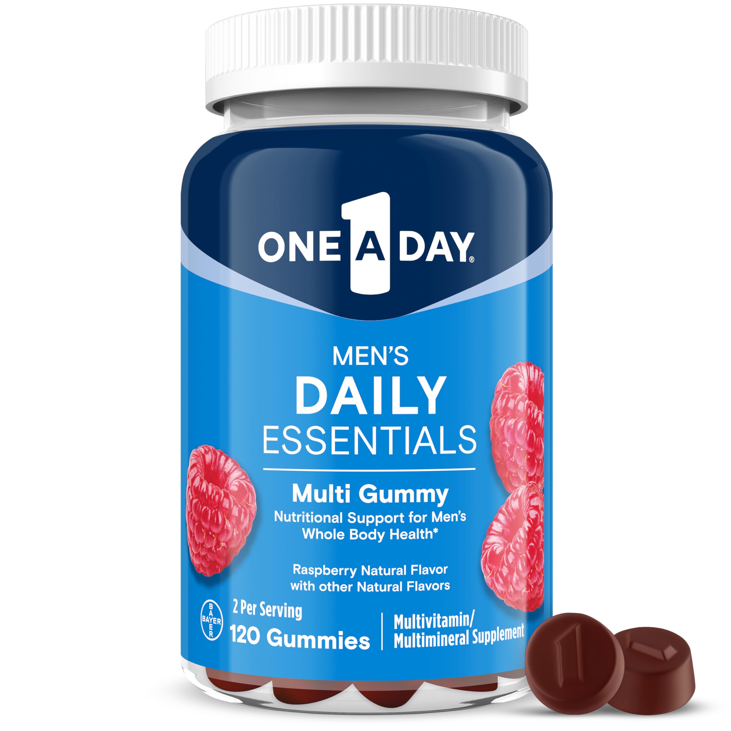 Men's Daily Essentials Multi Gummy (Raspberry)
