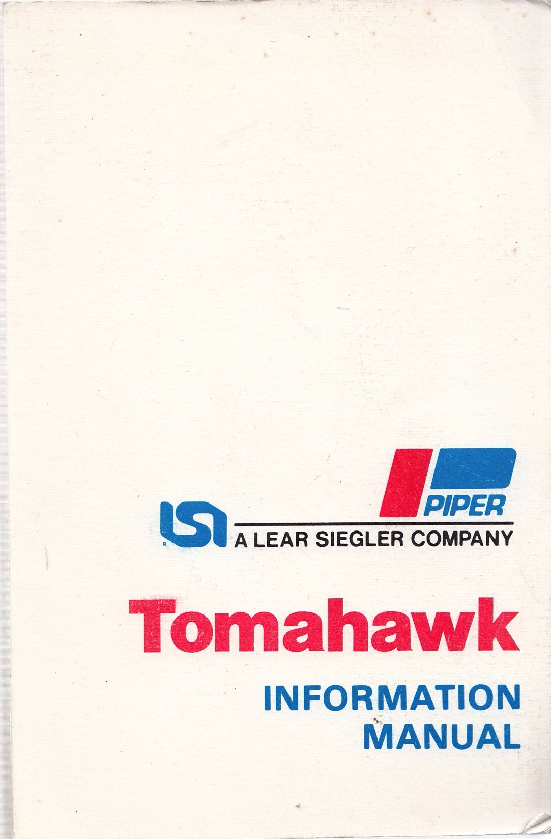 Tomahawk Information Manual: Pilots Manual for PA-38-112 Piper Tomahawk:  Piper: Amazon.com: Books