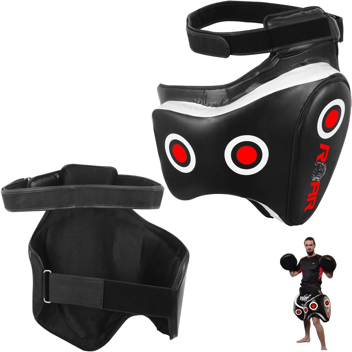 Roar Muay Thai Kickboxing Belly Pad & Thigh Guard Set UFC Training Body
