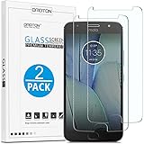 [2 St&uuml;ck] OMOTON Moto G5S Plus Panzerglas Schutzfolie, Anti- Kratzer, Bl&auml;schenfrei ,9H H&auml;rte, HD-Klar, [2.5D Runde Kante]