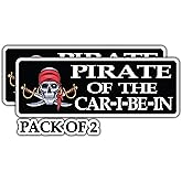 THATS IT! Pirate of The Car I Be in Stickers | Removable Decal Car Bumper | Indoor Outdoor Window Sticker | Vinyl Decal for Laptop, iPad | Waterproof & Long Lasting | TI – 382