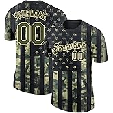 Custom Baseball Shirts Personalized Baseball Team Jerseys Sports Uniform Printed Name Number Logo for Men Women Youth