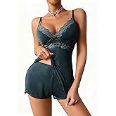 Avidlove Womens Sleepwear Lace Pajamas Cami PJS Set Pajama Set for Women