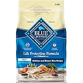 Blue Buffalo Life Protection Formula Adult Dry Dog Food, Helps Build and Maintain Strong Muscles, Made with Natural Ingredients, Chicken & Brown Rice Recipe, 5-lb. Bag