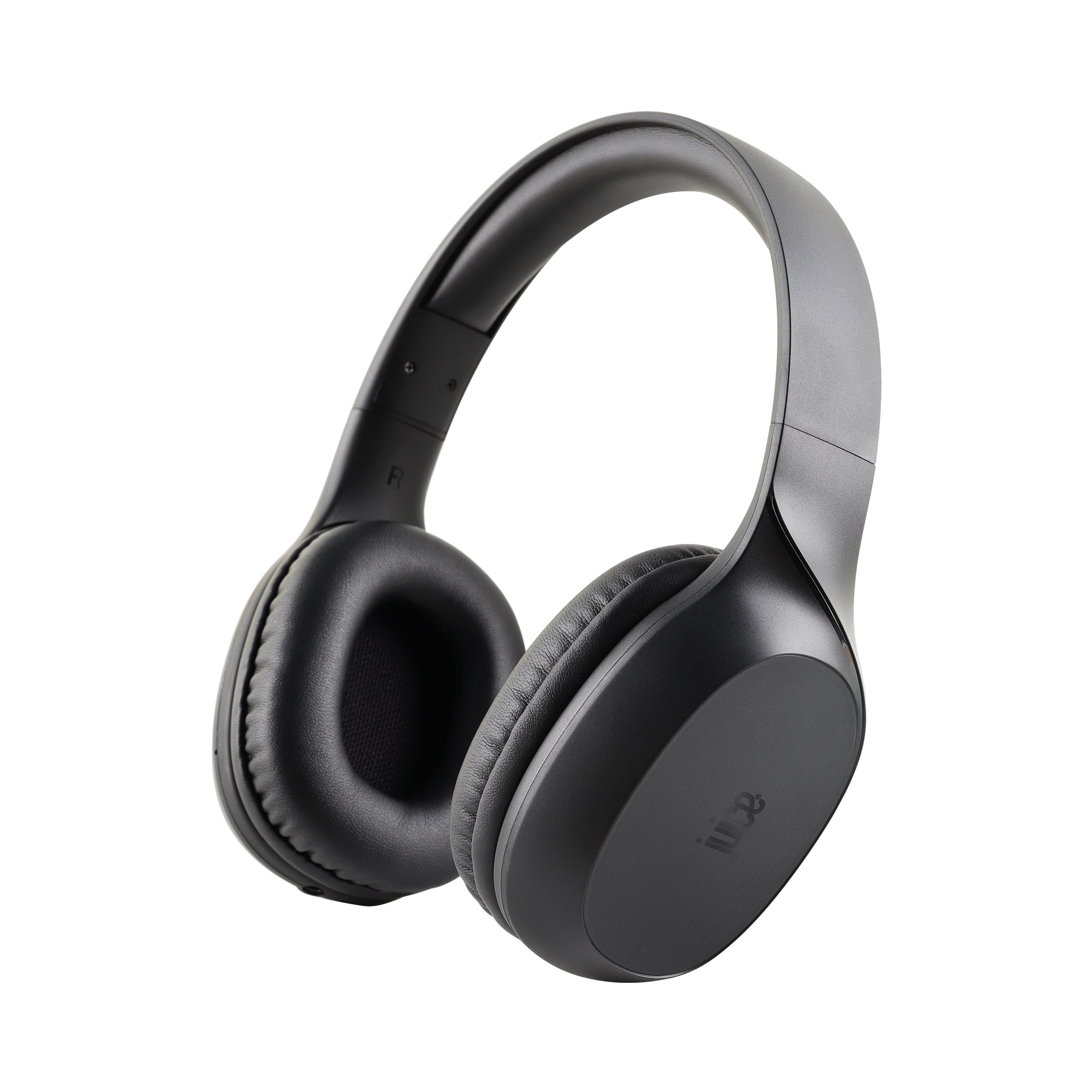Juice®cans Play, True Wireless On-Ear Headphones | 10 Hours Playtime | Comfort Fit | Rich, Clean & Punchy Sound | Multi-function touch controls | 10m Bluetooth Range, Black