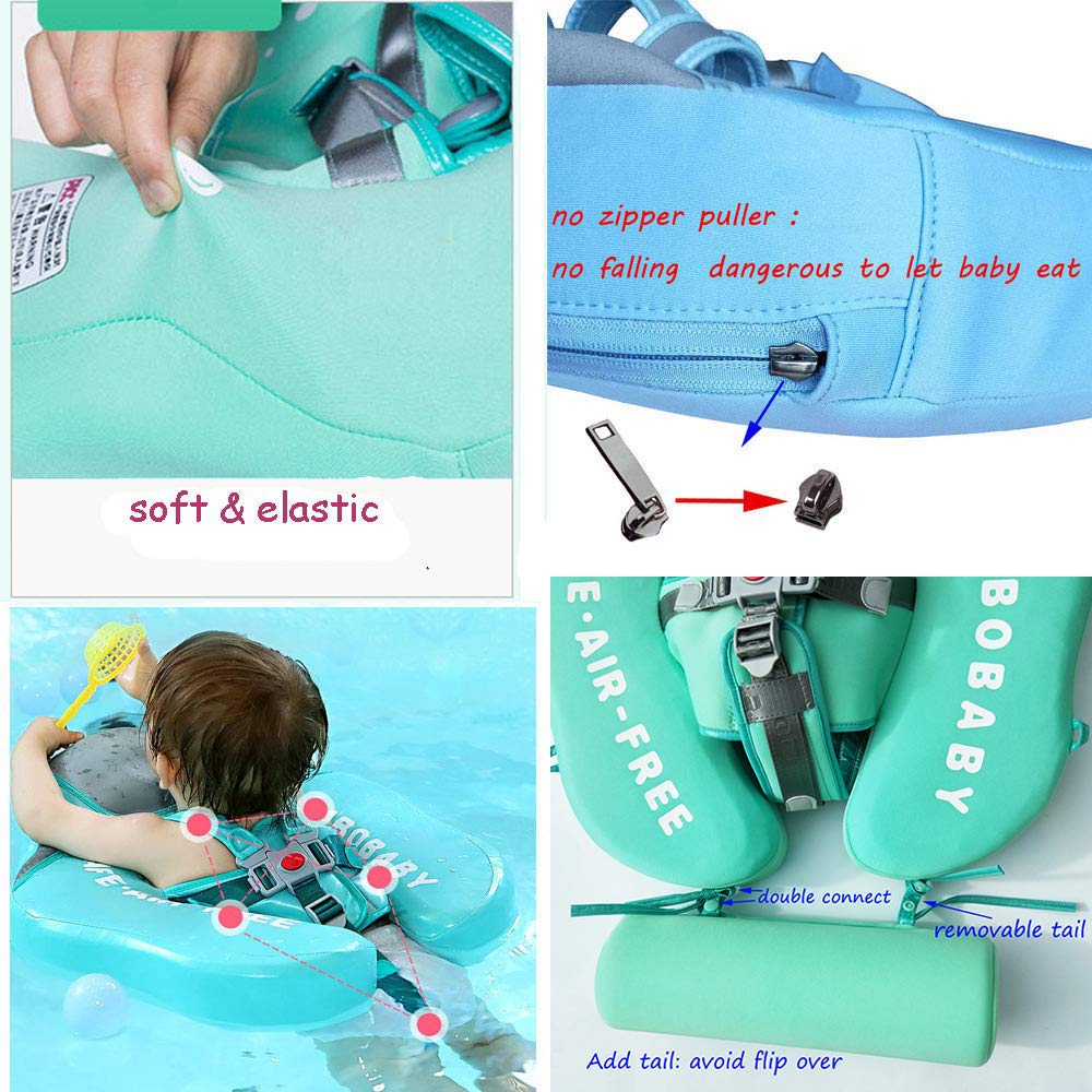 mambo baby swim ring float with canopy