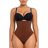 SHAPELLX Tummy Control Shapewear Side Zipper Panties Body Shaper for Women Compression Shapewear Thong Girdle Waist Shaper