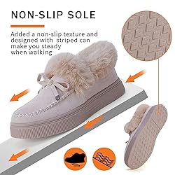 TINSTREE Winter Flat Boots Warm Durable Shoes