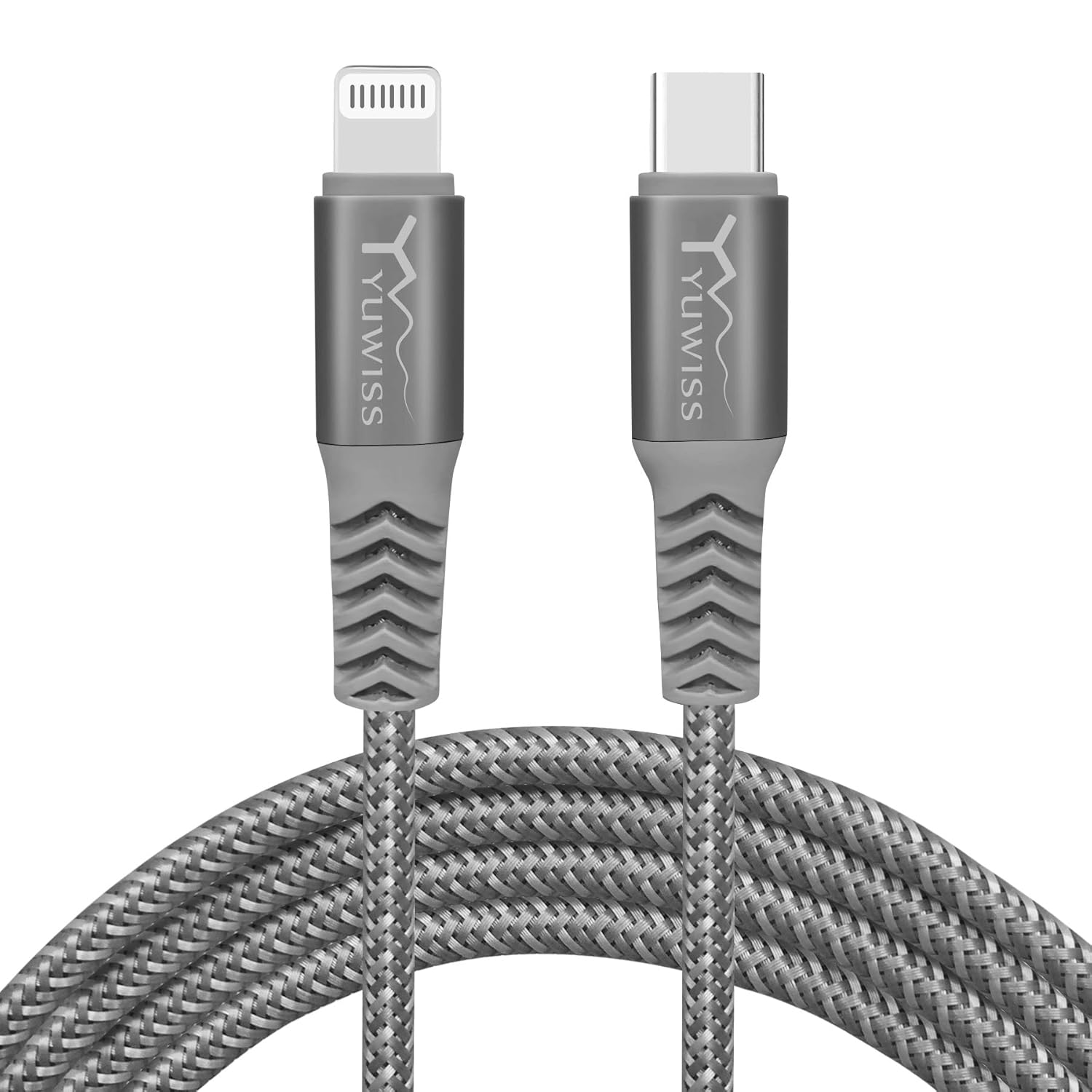 USB C to iPhone Charger Cord, [Apple MFi Certified] YW YUWISS 6 Feet Type C to Lightning Cable Fast Charging Compatible with iPhone 12/11/Pro/X/Xs Max/XR/8 Plus /7 Plus/6s/ iPad and More