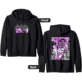 Junji Ito Purple Oshikiri Collage Zip Hoodie