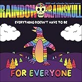 Rainbow Brainskull 2025 Wall Calendar