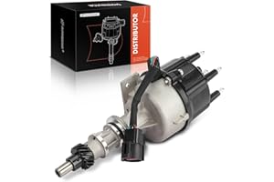 A-Premium Ignition Distributor with Cap and Rotor Compatible with Ford F-150 F-250 F-350, E-150 E-250 E-350 Econoline, E-150 