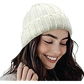 PFFY Beanie Hat for Women Winter Warm Knit Beanies Hats Skull Cap