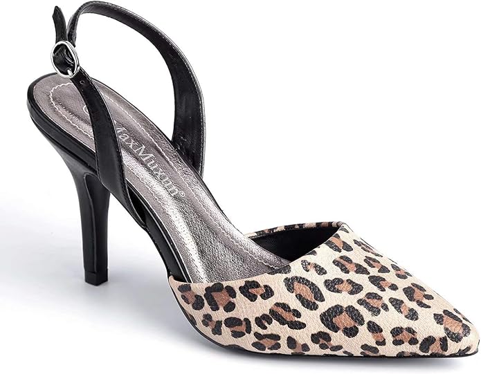 MaxMuxun Women Shoes Slingback Kitten Heels