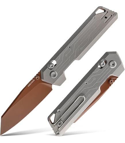 Amazon.com: Vosteed Raccoon TiSlim Pocket Knife - 3.18