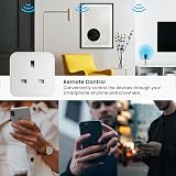 UPXNBOR Smart Plug 2 Pack Wi Fi Outlet Works with Alexa Google Home Energy view 4