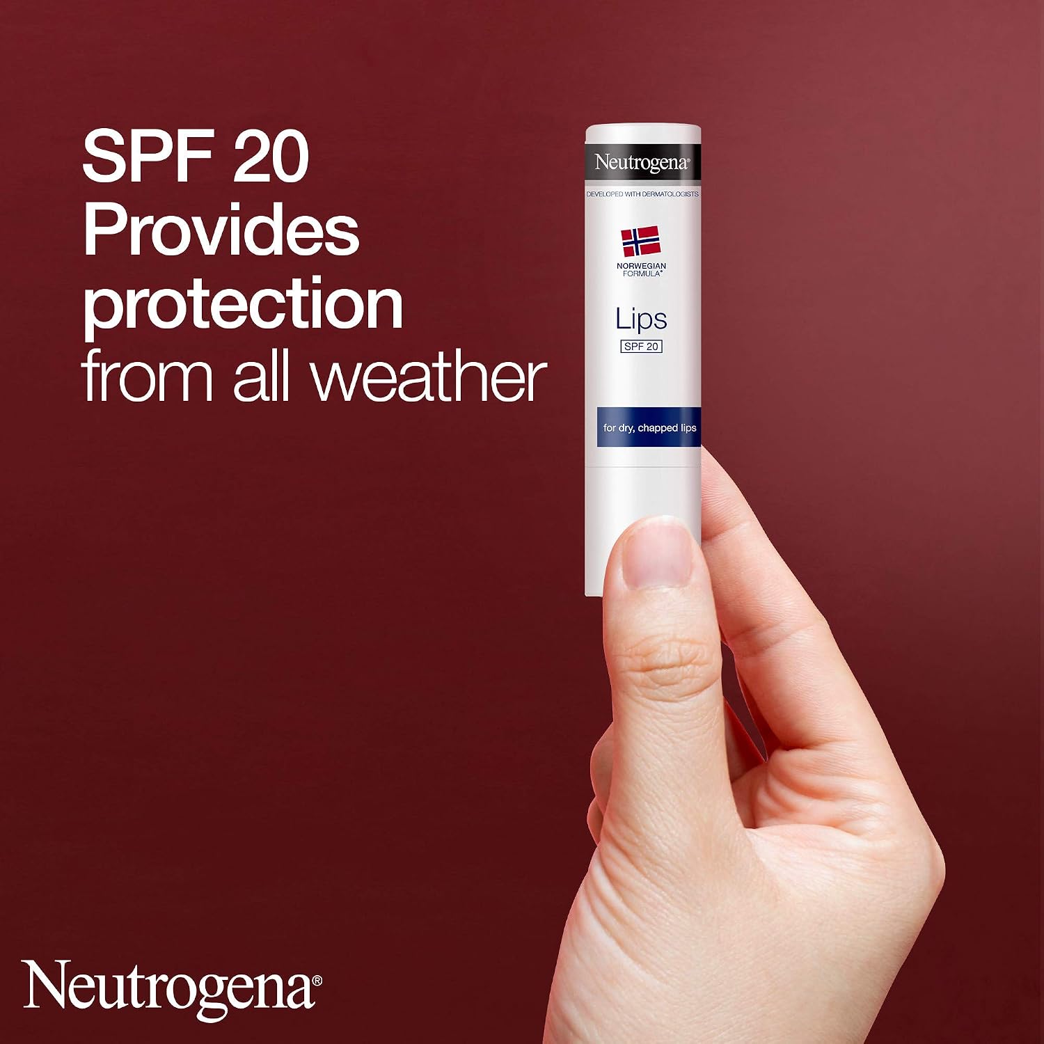 Neutrogena Norwegian Formula SPF 20 Lip Balm (4.8g) - Image 5