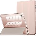 INFILAND Case for Galaxy Tab A9 Plus 5G, Slim Stand Crystal Clear Protective Smart Cover for Samsung Galaxy Tablet A9+/A9 Plus 11 Inch 2023 Model (SM-X210/X216/X218)[Auto Wake/Sleep] (Rose Gold)
