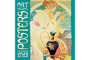 Art Nouveau Posters Wall Calendar 2025 (Art Calendar)