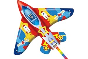 SNJOYFUL Large Kite for Kids and Adults, Beach Kites Easy to Fly for Beginner Kites for Kids Ages 4-8, Come with Handle and 328ft Kite Line