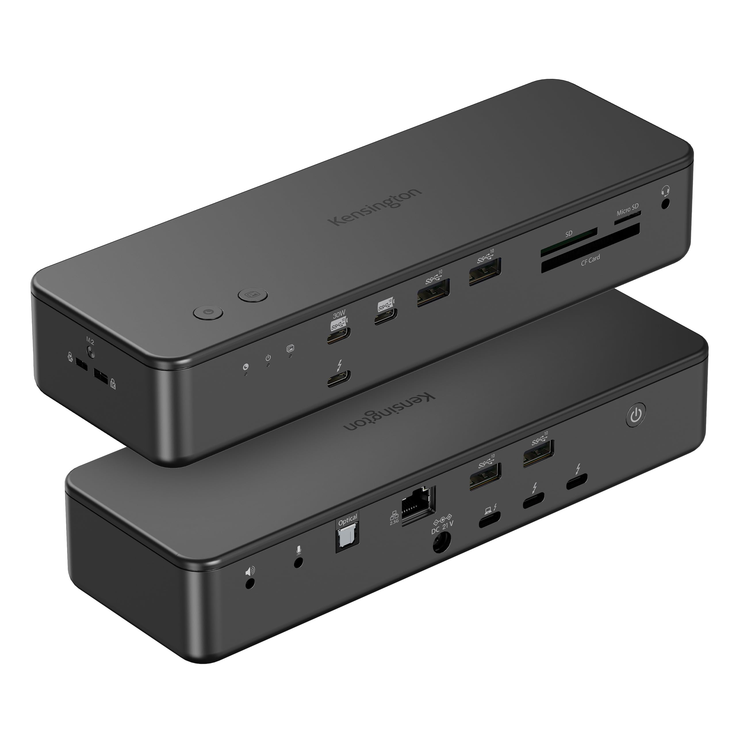 Photo 1 of Kensington EQ Pro Thunderbolt™ 5 Dock Designed for MacBook, Optimized for M-Series Pro/Max Models, 140W PD, 80Gbps Data Transfer, Built-in and Lockable PCle M.2 SSD Slot for Quick Storage K33612NA