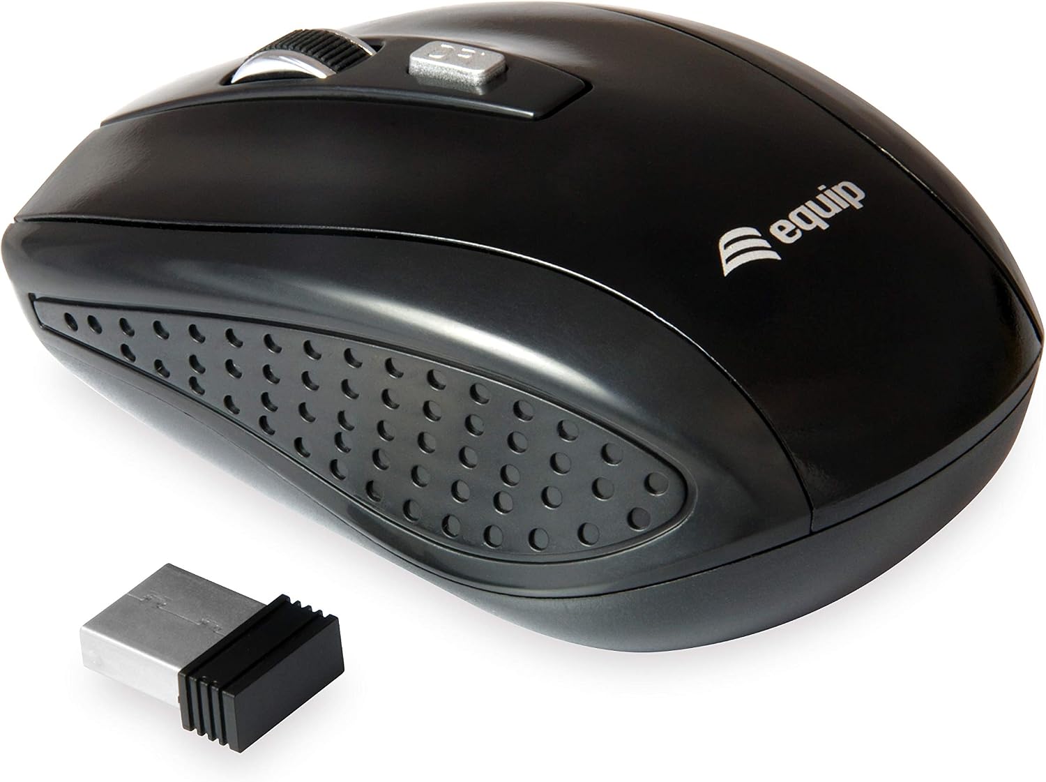 Equip Wireless Travel Optical Mouse - Black