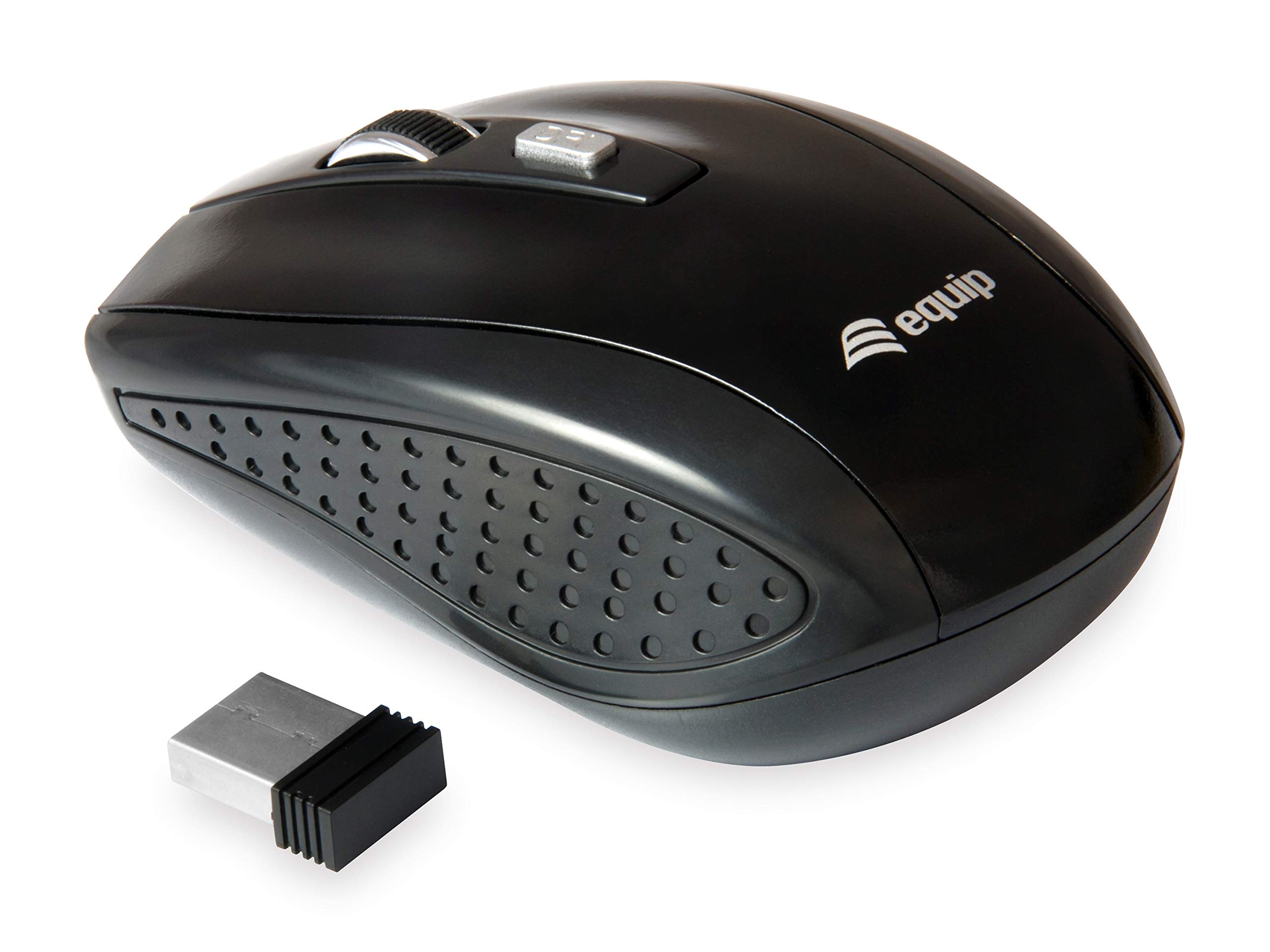 Equip Wireless Travel Optical Mouse - Black