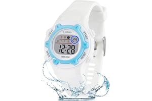 Edillas Kids Watch Digital for Girls Boys, Children Waterproof Watches Multi-Functional with LED Backlight Alarm/Stopwatch for Student Ages 4-13