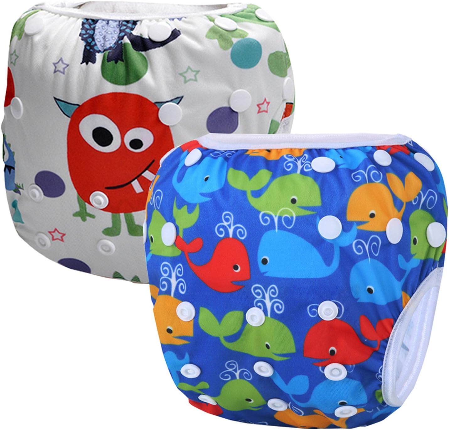 Storeofbaby Lot de 2 couches de bain réutilisables pour bébé de 0 à 3