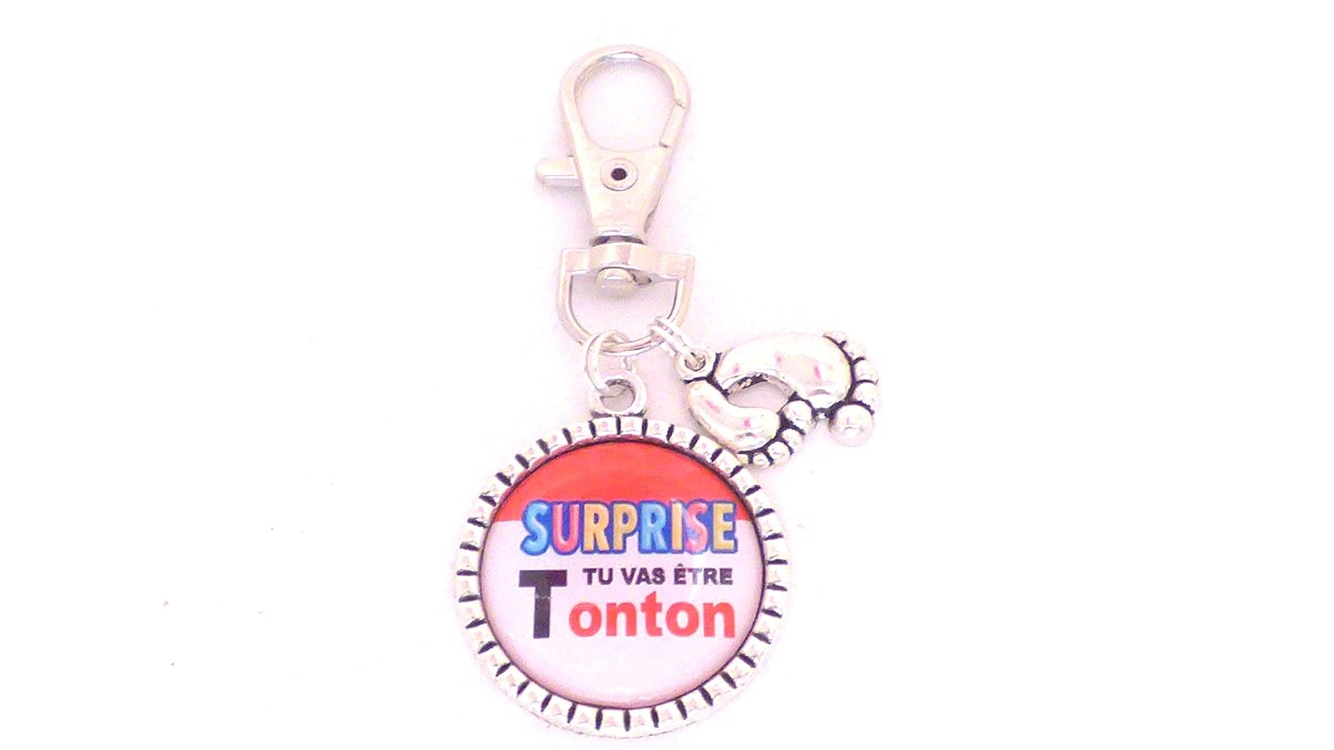 Naissance Noel Un Porte Cle Cabochon Surprise Tu Vas Etre Tonton Idee Cadeau Anniversaire Produits Handmade Produits Handmade