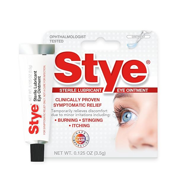 STYE STERILE LUBRICANT EYE OINTMENT, OPHTHALMOLOGIST TESTED, 0.125 OUNCES (PACK OF 1)