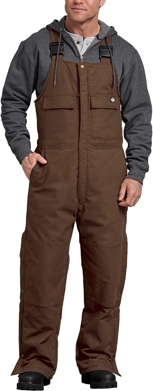 Dickies Flex Duck Mobility Bib Overall Salopette, Bois Marron, M Homme