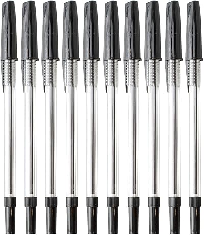 12PA 40 Black Bio Pens Ballpoint Multipack School Office University