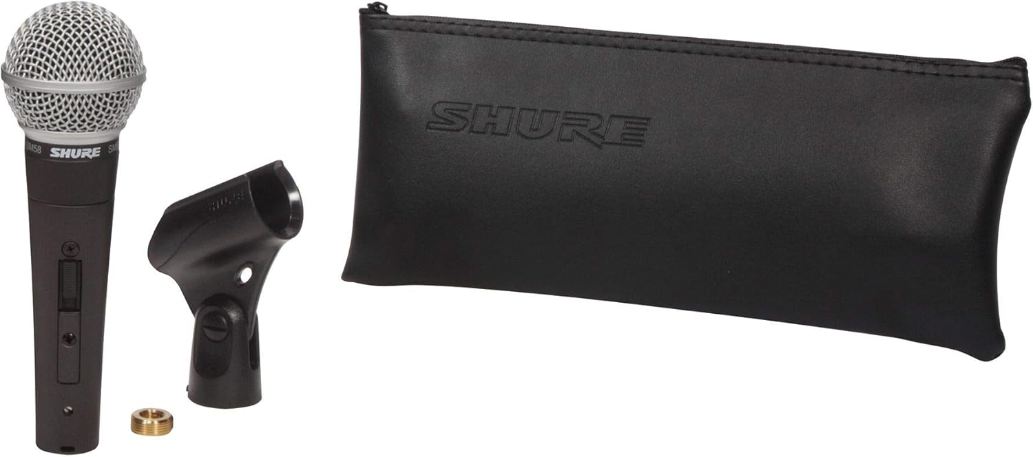Shure SM58S Vocal Microphone (with On Off Switch): Musical Instruments
