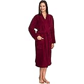 TowelSelections Womens Robe Soft Plush Bathrobe Fleece Kimono Spa Bath Robe for Women