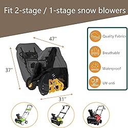 FLYMEI Snow Blower Cover 420D Snowblower Covers