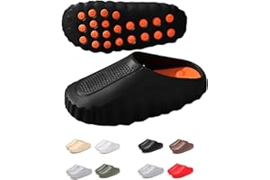 PZPUE Cloud Slides Clogs for Women Men, Thick Sole Platform Mules Slip On Sandals, Cushion Massage Footbed Arch Support, Non 