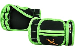 MaxxMMA Adjustable Weighted Gloves, 2 lb. Set - Removable Weight (2 x 0.5 lb. Each Glove) for Sculpting MMA Kickboxing Cardio Aerobics Hand Speed Coordination Shoulder Strength