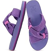 KuaiLu Womens Dressy Bow Sandals Arch Support Yoga Foam Cushion Comfortable Walking Slides Open Toe Summer Beach Indoor Outdoor Slippers